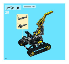 LEGO 8419 instructions page 32 – build guide