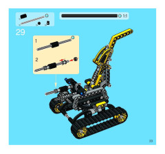 LEGO 8419 instructions page 33 – build guide