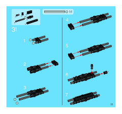 LEGO 8419 instructions page 35 – build guide