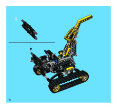 LEGO 8419 instructions page 36 – build guide