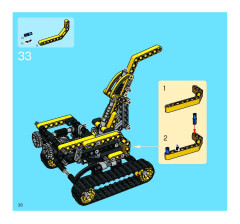 LEGO 8419 instructions page 38 – build guide