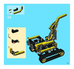LEGO 8419 instructions page 39 – build guide