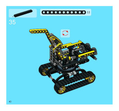 LEGO 8419 instructions page 40 – build guide