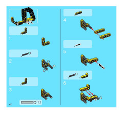 LEGO 8419 instructions page 42 – build guide