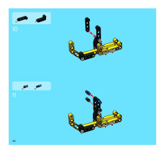 LEGO 8419 instructions page 44 – build guide