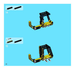 LEGO 8419 instructions page 46 – build guide