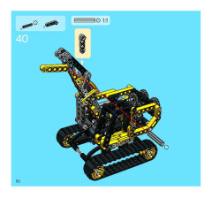 LEGO 8419 instructions page 50 – build guide