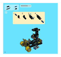 LEGO 8419 instructions page 14 – build guide