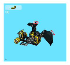 LEGO 8419 instructions page 22 – build guide