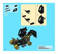 LEGO 8419 instructions page 24 – build guide