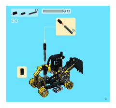 LEGO 8419 instructions page 26 – build guide