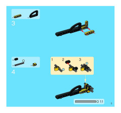 LEGO 8419 instructions page 3 – build guide