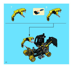 LEGO 8419 instructions page 33 – build guide