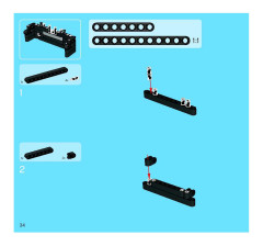 LEGO 8419 instructions page 34 – build guide