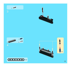 LEGO 8419 instructions page 35 – build guide