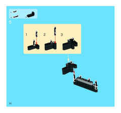 LEGO 8419 instructions page 36 – build guide