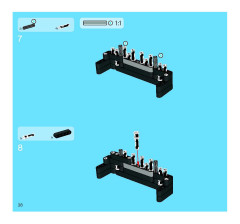 LEGO 8419 instructions page 38 – build guide