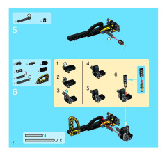 LEGO 8419 instructions page 4 – build guide