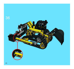 LEGO 8419 instructions page 40 – build guide