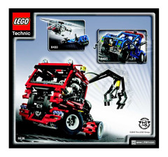 LEGO 8419 instructions page 44 – build guide