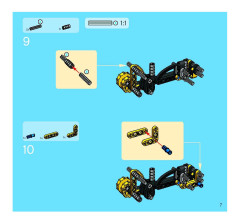 LEGO 8419 instructions page 7 – build guide