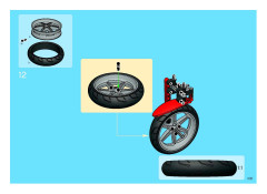 LEGO 8420 instructions page 105 – build guide