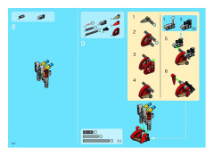 LEGO 8420 instructions page 110 – build guide