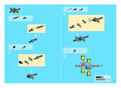 LEGO 8420 instructions page 3 – build guide