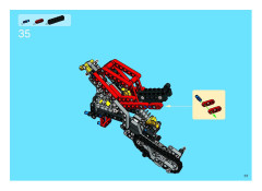 LEGO 8420 instructions page 33 – build guide