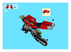 LEGO 8420 instructions page 38 – build guide