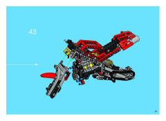 LEGO 8420 instructions page 45 – build guide