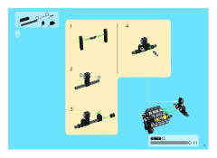LEGO 8420 instructions page 5 – build guide