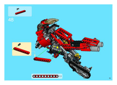 LEGO 8420 instructions page 55 – build guide