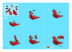 LEGO 8420 instructions page 56 – build guide