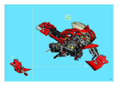 LEGO 8420 instructions page 57 – build guide