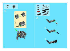LEGO 8420 instructions page 68 – build guide