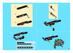 LEGO 8420 instructions page 69 – build guide