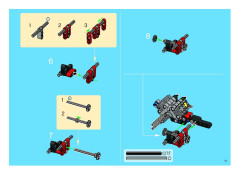 LEGO 8420 instructions page 71 – build guide