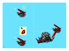 LEGO 8420 instructions page 76 – build guide