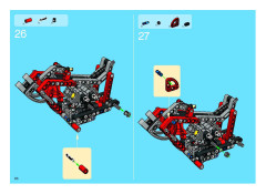LEGO 8420 instructions page 86 – build guide