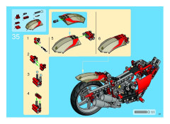 LEGO 8420 instructions page 97 – build guide