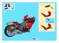 LEGO 8420 instructions page 98 – build guide
