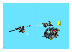 LEGO 8421 instructions page 26 – build guide