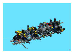 LEGO 8421 instructions page 43 – build guide