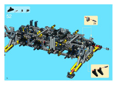 LEGO 8421 instructions page 74 – build guide