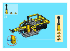 LEGO 8421 instructions page 38 – build guide