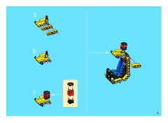 LEGO 8421 instructions page 43 – build guide