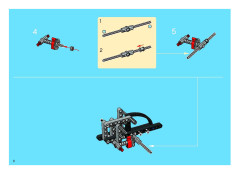LEGO 8421 instructions page 8 – build guide