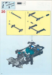 LEGO 8428 instructions page 58 – build guide