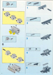 LEGO 8428 instructions page 6 – build guide